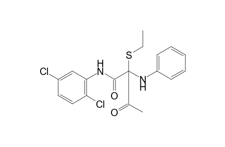 2-Anilino-2',5'-dichloro-2-(ethylthio)acetoacetanilide