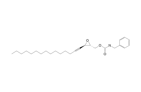 Carbamic acid, (phenylmethyl)-, [3-(1-pentadecynyl)oxiranyl]methyl ester, (2R-trans)-