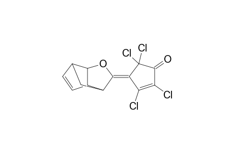 2-[2',2',4',5'-Tetrachloro-3'-oxocyclopent-4'-en-1'-ylidene]-3,3a,6,6a-tetrahydro-3,6-methano-[2H]-cyclopenta[b]furan