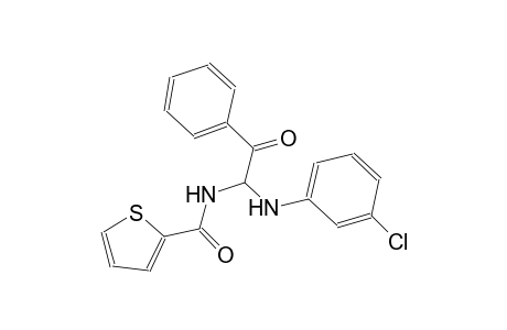 2-thiophenecarboxamide, N-[1-[(3-chlorophenyl)amino]-2-oxo-2-phenylethyl]-