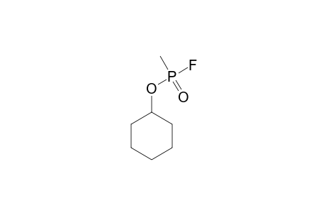 CYCLOHEXYL-METHYLPHOSPHONOFLUORIDATE