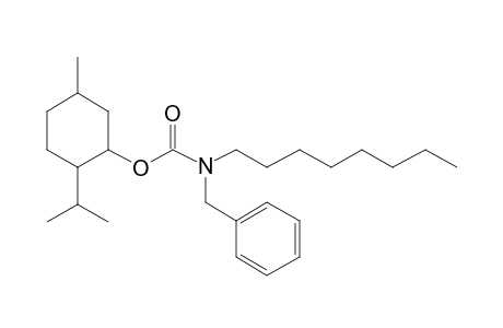 Carbonic acid, monoamide, N-benzyl-N-octyl-, menthyl ester