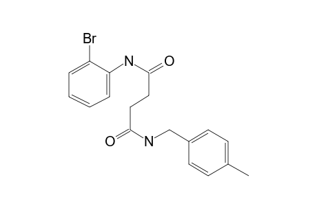 N-(2-Bromophenyl)-N'-(4-methylbenzyl)succinamide