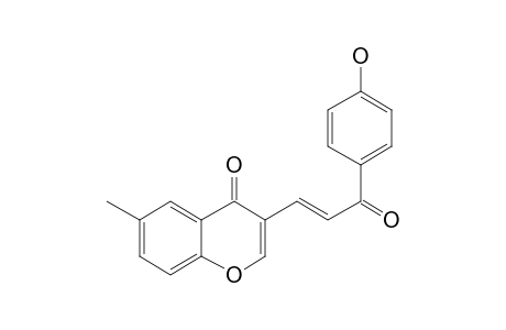 3-[3-(4-Hydroxyphenyl)-3-oxoprop-1-en-1-yl]-6-methylchromen-4-one