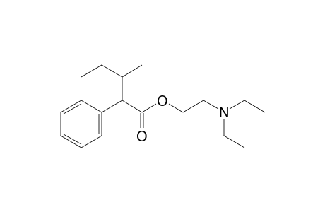 3-methyl-2-phenylvaleric acid, 2-(diethylamino) ester