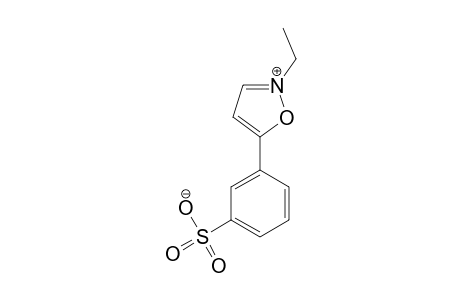 2-ethyl-5-(m-sulfophenyl)isoxazolium hydroxide, inner salt
