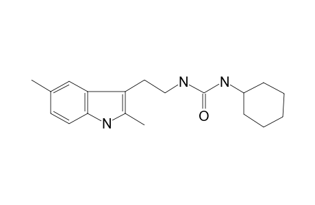 Urea, 1-cyclohexyl-3-[2-(2,5-dimethyl-1H-indol-3-yl)ethyl]-