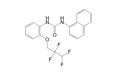 N-(1-Naphthyl)-N'-[2-(2,2,3,3-tetrafluoropropoxy)phenyl]urea