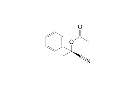 (R)-(-)-2-acetoxy-2-phenylpropanenitrile