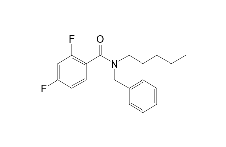 Benzamide, 2,4-difluoro-N-benzyl-N-pentyl-