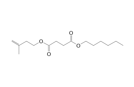 Succinic acid, hexyl 3-methylbut-3-enyl ester