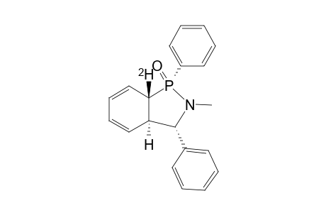 TRANS-(1SR,3SR,4RS,9SR)-2,3,4,9-TETRAHYDRO-N-METHYL-9-DEUTERIO-3-PHENYLBENZO-[D]-2-AZA-1-LAMBDA(5)-PHOSPHOLE-1-OXIDE