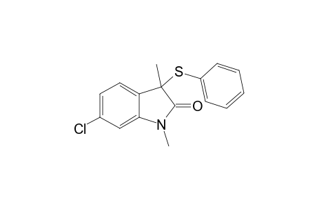 6-Chloro-1, 3-dimethyl-3-(phenylthio)indolin-2-one