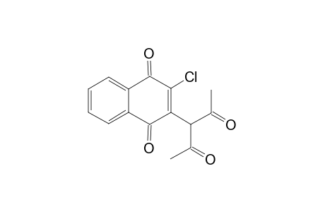 2-(1-acetyl-2-keto-propyl)-3-chloro-1,4-naphthoquinone