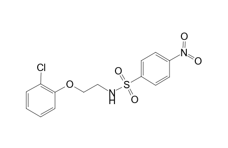 N-[2-(2-Chloro-phenoxy)-ethyl]-4-nitro-benzenesulfonamide