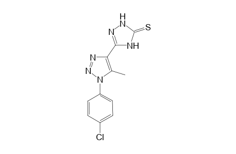 3-[1-(p-Chlorophenyl)-5-methyl-1,2,3-triazole-4-yl]-1,2,4-triazole-5(4H)-thione
