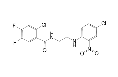 2-Chloro-N-[2-(4-chloro-2-nitro-phenylamino)-ethyl]-4,5-difluoro-benzamide