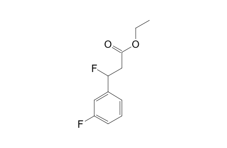 ETHYL-3-FLUORO-3-(3-FLUOROPHENYL)-PROPANOATE