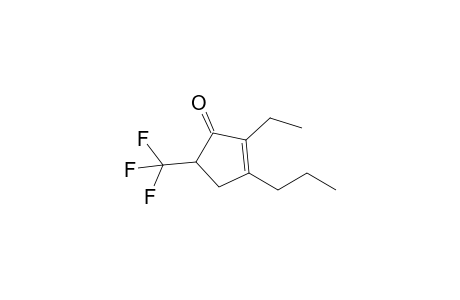 2-Ethyl-3-propyl-5-(trifluoromethyl)-1-cyclopent-2-enone