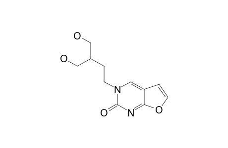 3-(4-hydroxy-3-methylol-butyl)furo[2,3-d]pyrimidin-2-one