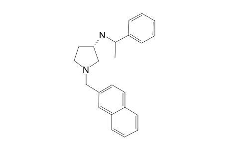 (3S)-1-(2-naphthalenylmethyl)-N-[(1S)-1-phenylethyl]-3-pyrrolidinamine