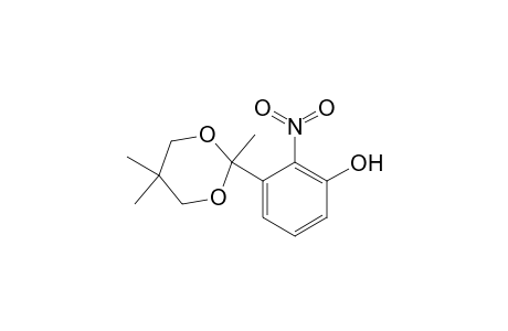 2-(3-HYDROXY-2-NITROPHENYL)-2,5,5-TRIMETHYL-1,3-DIOXANE