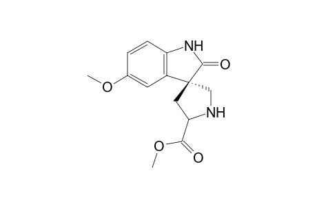 (3R,3'S)-(+)-spiro[5-methoxyindole-2-one-3,3'-5'-(methoxycarbonyl)pyrrolidine]