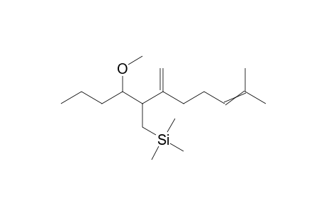 8-Methoxy-2-methyl-6-methylene-7-(trimethylsilyl)methyl-2-undecene