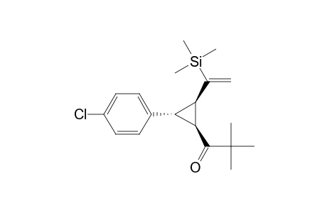 1-(tert-Butylcarbonyl)-trans-2-(4-chlorophenyl)cis-3-[(trimethylsilyl)vinyl]cyclopropane