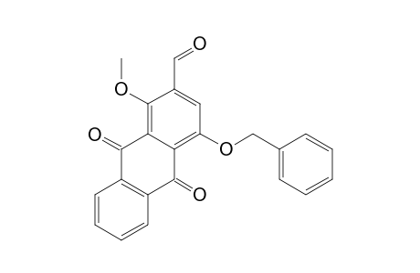 4-benzyloxy-1-methoxy-9,10-dioxo-9,10-dihydroanthracene-2-carbaldehyde