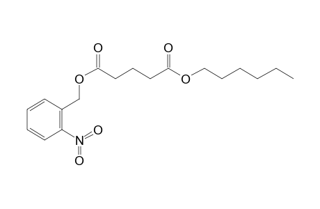 Glutaric acid, hexyl 2-nitrobenzyl ester