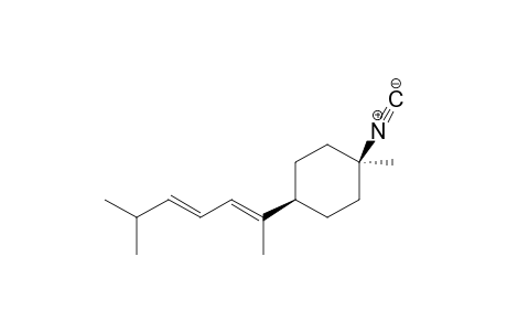 1-isocyano-1-methyl-4-[(2E,4E)-6-methylhepta-2,4-dien-2-yl]cyclohexane