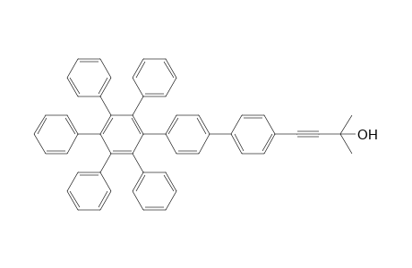 4-(3"-Hydroxy-3"-methyl-1"-butynyl)-4'-(pentaphenylphenyl)-biphenyl