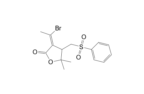 4-Benzenesulfonylmethyl-3(E)-(1-bromo)ethylidene-5,5-dimethyldihydro-2(3H)-furanone