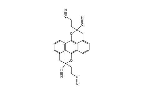 2,8-dicyano-2,3,8,9-tetrahydroanthra[9,1-bc:10,5-b'c']dipyran-2,8-bis(propionitrile)