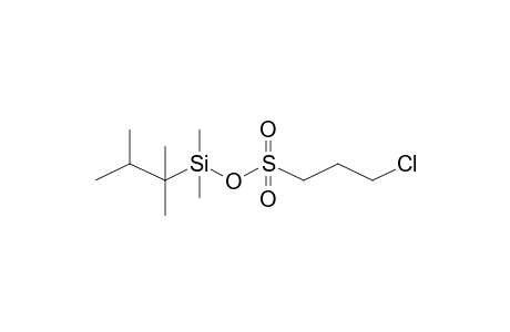 Silane, (3-chloropropylsulfonyl)(dimethyl)(2,3-dimethyl-3-butyl)-