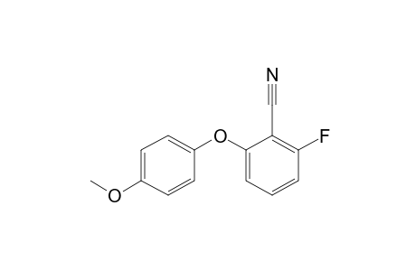 2-fluoro-6-(p-methoxyphenoxy)benzonitrile