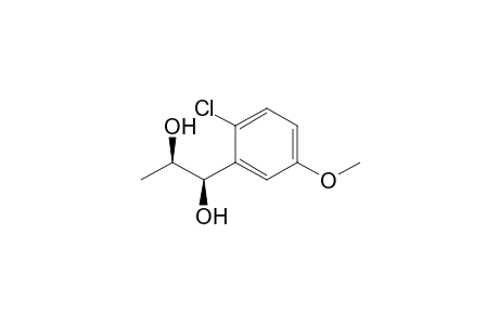 (1R,2R)-1-(2-chloranyl-5-methoxy-phenyl)propane-1,2-diol