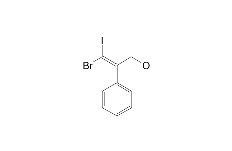 1-Bromo-1-iodo-2-phenylpropen-3-ol