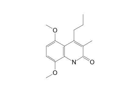 5,8-dimethoxy-3-methyl-4-propyl-carbostyril