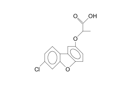 3-(1-Carboxy-ethoxy)-7-chloro-dibenzofuran