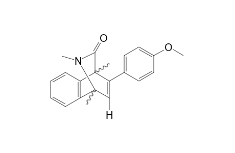 1,4-dihydro-9-(p-methoxyphenyl)-1,2,4-trimethyl-1,4-ethenoisoquinolin-3-(2H)-one