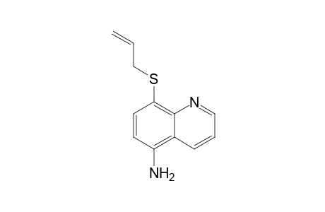 5-Amino-8-(allylthio)quinoline