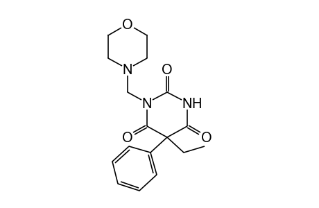 5-ETHYL-1-(MORPHOLINOMETHYL)-5-PHENYLBARBITURIC ACID