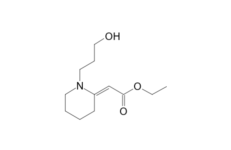 Ethyl (2E)-[1-(3-hydroxypropyl)-2-piperidinylidene]ethanoate