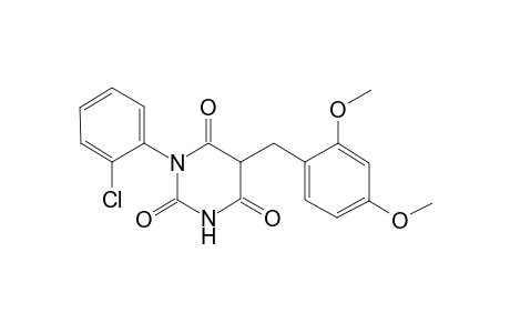 1-(2-chlorophenyl)-5-(2,4-dimethoxybenzyl)-2,4,6(1H,3H,5H)-pyrimidinetrione