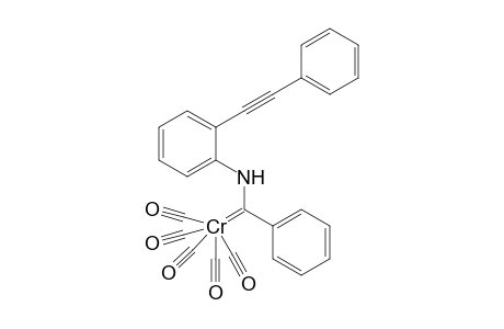 Pentacarbonyl{[2'-(phenylethynyl)phenylamino]phenylcarbene}-chromium