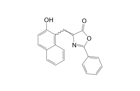 4-[(2-hydroxy-1-naphthyl)methylene]-2-phenyl-2-oxazolin-5-one