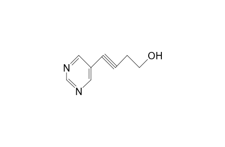 3-Butyn-1-ol, 4-(5-pyrimidinyl)-