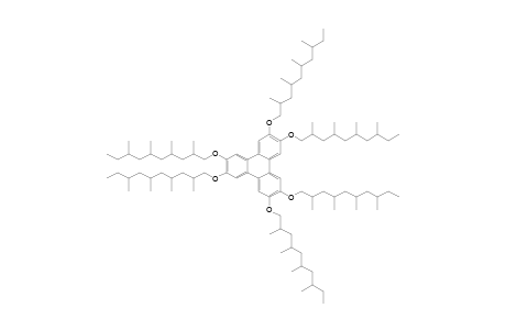 2,3,6,7,10,11-hexakis[(2',4',6',8'-Teytramethyldecyl)oxy]-triphenylene